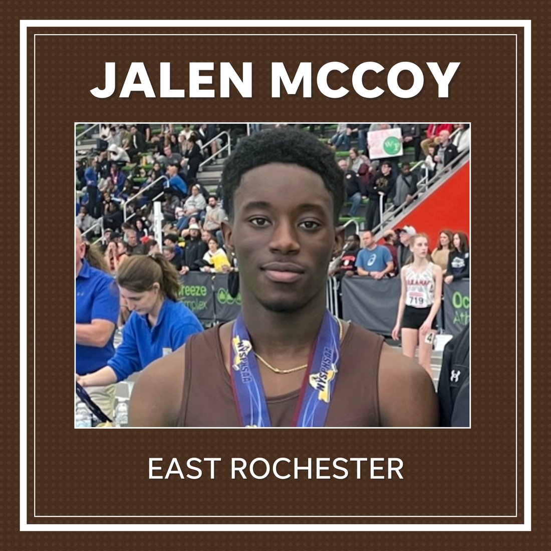 The 2023 Ideal Teammate for <a href="/ERBombers/">ER Bombers Athletics</a> is Jalen McCoy. Jalen was among the top sprinters in Section V, and much of that is due to his work ethic.  <a href="/jalennmccoy/">jalen</a> junior year saw faster times and better grades- excited to see what the senior year will bring! <a href="/FlowerCityTrack/">CoachJohnson</a>