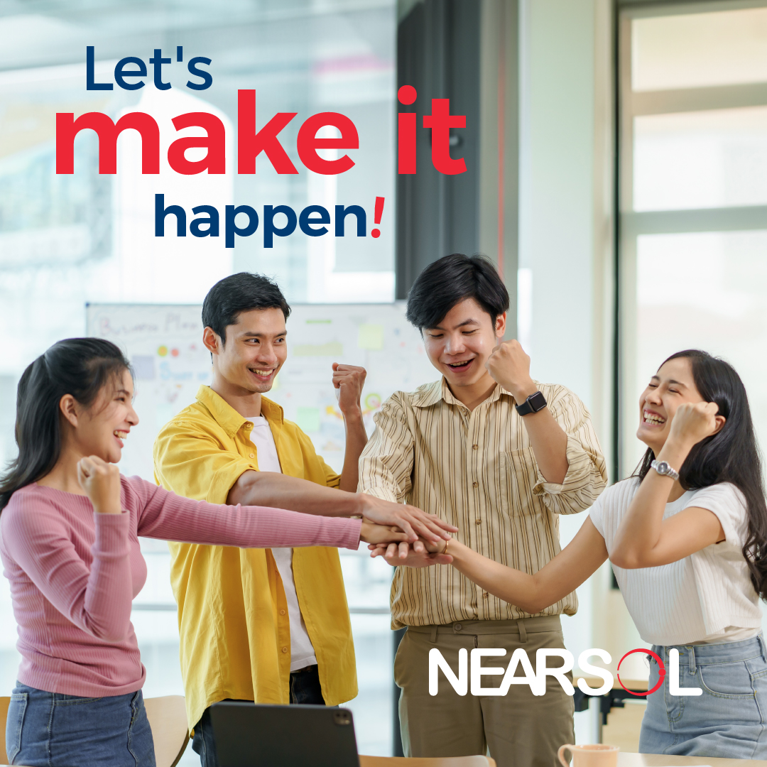 Discover the ideal customer service solution with NEARSOL. We will be your perfect partner and assist you in achieving a more successful and seamless change. ​
​
Learn more: nearsol.com
​
#NEARSOLPH #NEARSOL #ItFeelsLikeFamily #GPTWCertified #LetsMakeItHappen