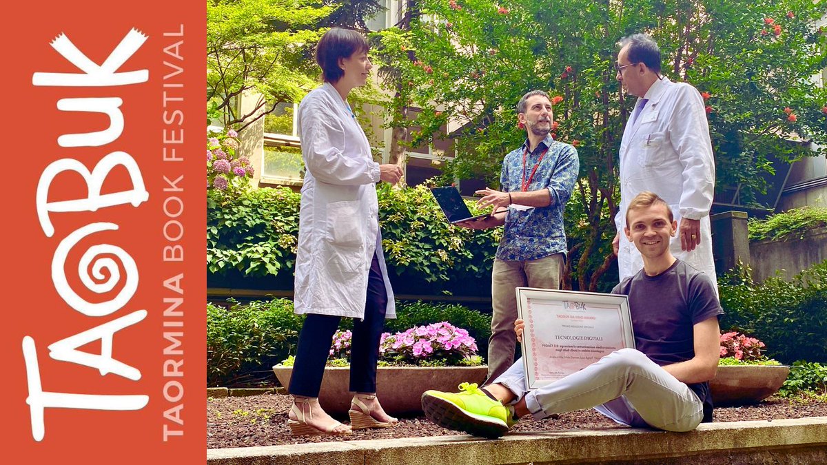 IstTumori's tweet photo. Il team del Prof. de Braud si è aggiudicato il premio Taobuk - Contest Da Vinci Award 2023 per lo straordinario progetto "PROACT 2.0 ".
Congratulazioni, a tutto il team.
#istitutotumorimilano #TaobukContest #PROACT #proact2.0 #InnovazioneMedica #AIRC #CRUK #FCAECC #UpSMART https://t.co/HyABbnMvh6