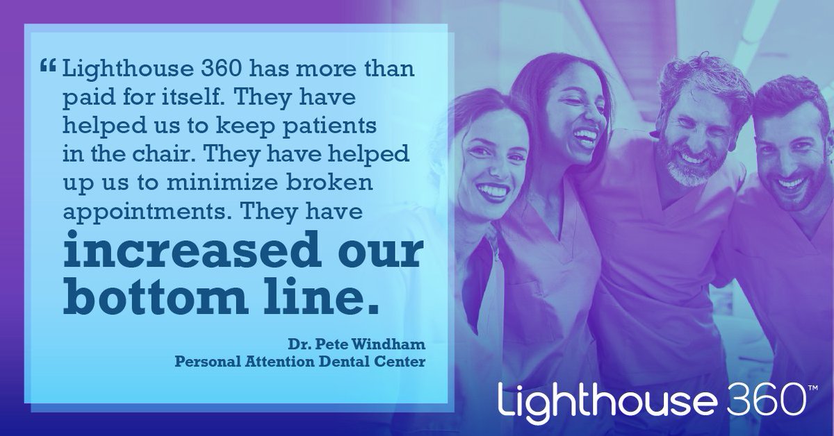 Lighthouse 360, your 24/7 automated team member, will be there when you need it. Look to us to keep your schedule full, run your practice efficiently, and build better relationships. Take a demo today and get a $150 Amazon gift card in return! bit.ly/42LHwXp