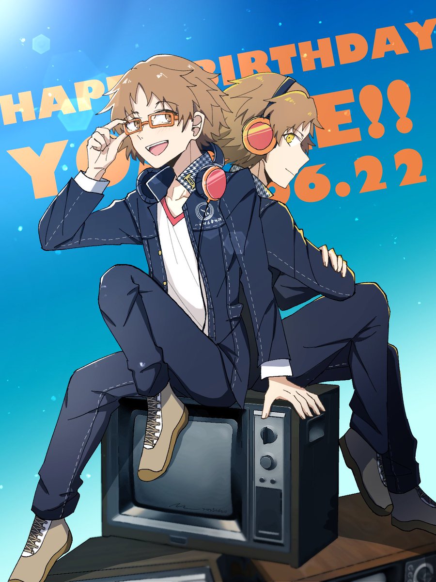 誕生日おめでとう🥳🧡☀️！！！
#ペルソナ4 #persona4
#花村陽介誕生祭2023 
#花村陽介生誕祭2023