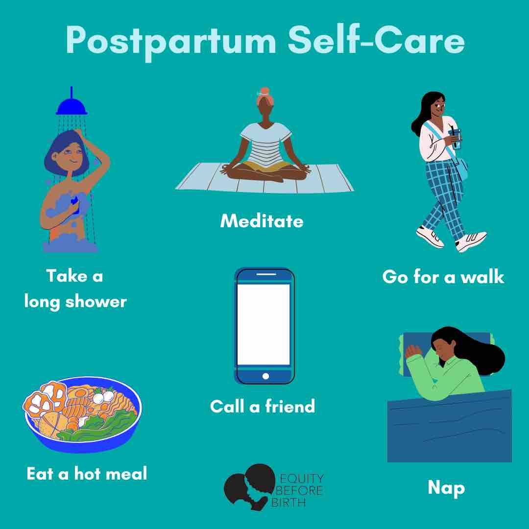 Postpartum can be a time of immense change. How do you care for yourself with a new baby? What are your best tips for postpartum self-care? 

Comment below!

#Nonprofit #EquityBeforeBirth #MaternalHealth #InfantHealth #TriangleNC #Blackmamasmatter #selfcare