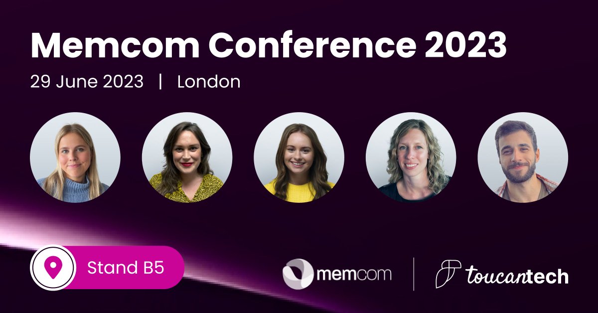 Next week, we'll be at the <a href="/memcomUK/">Memcom</a> Conference 2023!

Make sure to visit Stand B5 to find out about our innovative community management #software, and don't miss the chance to take a turn on our ToucanTech prize wheel to win some fantastic prizes!

#membership #association