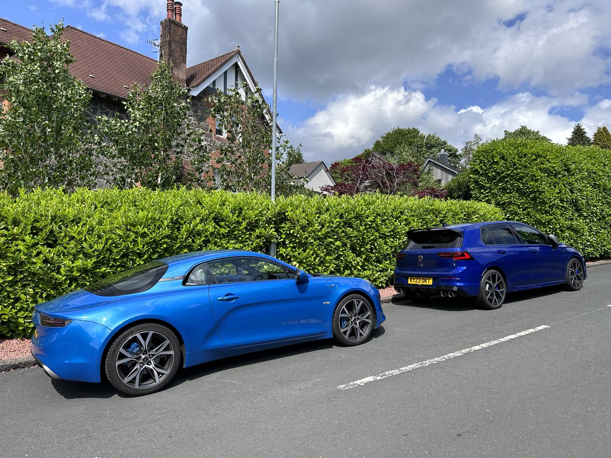 Not a bad two car garage.