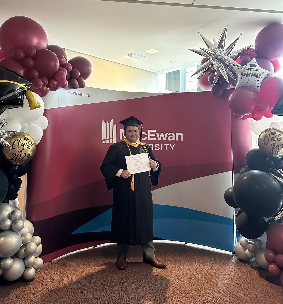 Onto the next one! #MacEwanGrad <a href="/MacEwanU/">MacEwan University</a>
