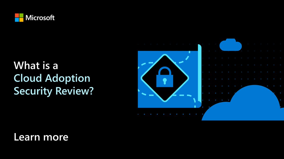 msdev's tweet image. Learn how and when to self-assess the security of your cloud adoption journey using the Cloud Adoption Framework Secure Methodology: msft.it/6012gUdio #MSCloud