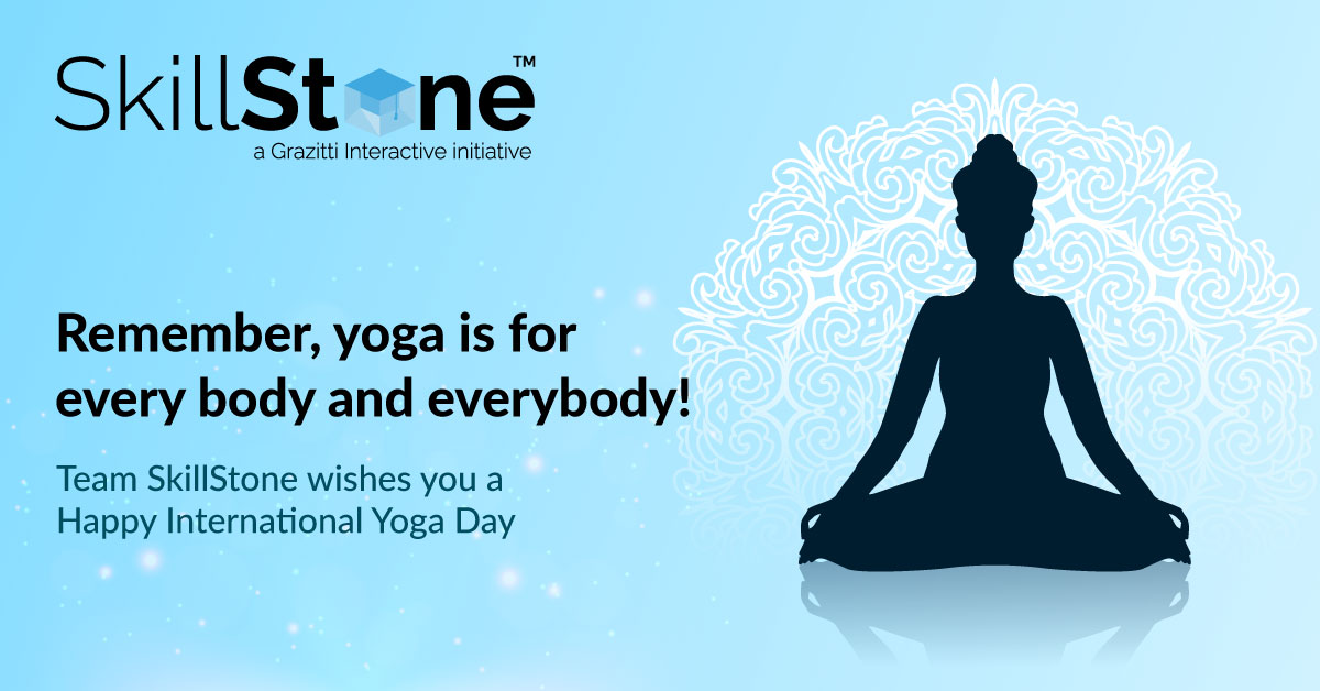 Yoga isn't about touching your toes but everything you learn on the way down. Team SkillStone wishes you happy learning this Yoga Day.

👉 rb.gy/r4bbd 👈

#ITCourses #OnlineCourses #yogaday #yoga #internationalyogaday #eLearningPlatform #SkillStone #Grazitti