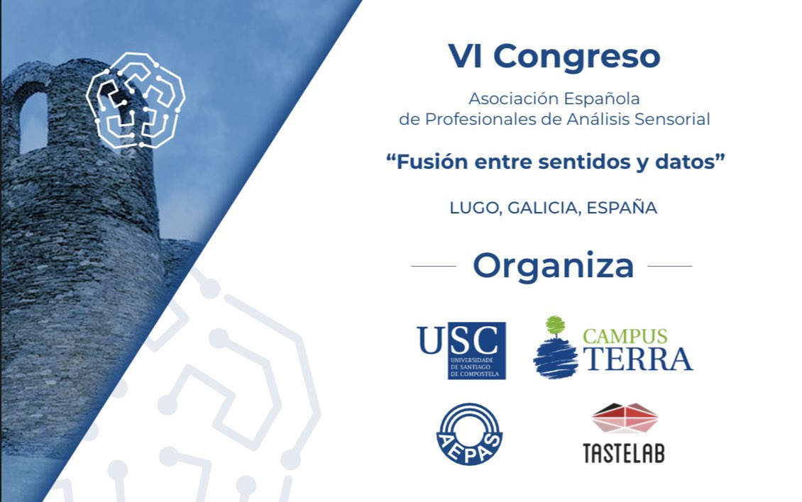 MaruxaQuiroga's tweet image. Gracias a la directiva de @AEPASensorial por darnos la oportunidad de recibir el VI Congreso (2025) que asumimos con gran responsabilidad e ilusión! @UniversidadeUSC @CampusTerraUSC @concellodelugo @LabTaste