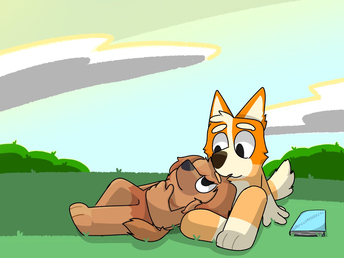asd199001234's tweet photo. Dougie and Bingo hanging out.
#bluey #blueyfanart https://t.co/Edh33tpPck