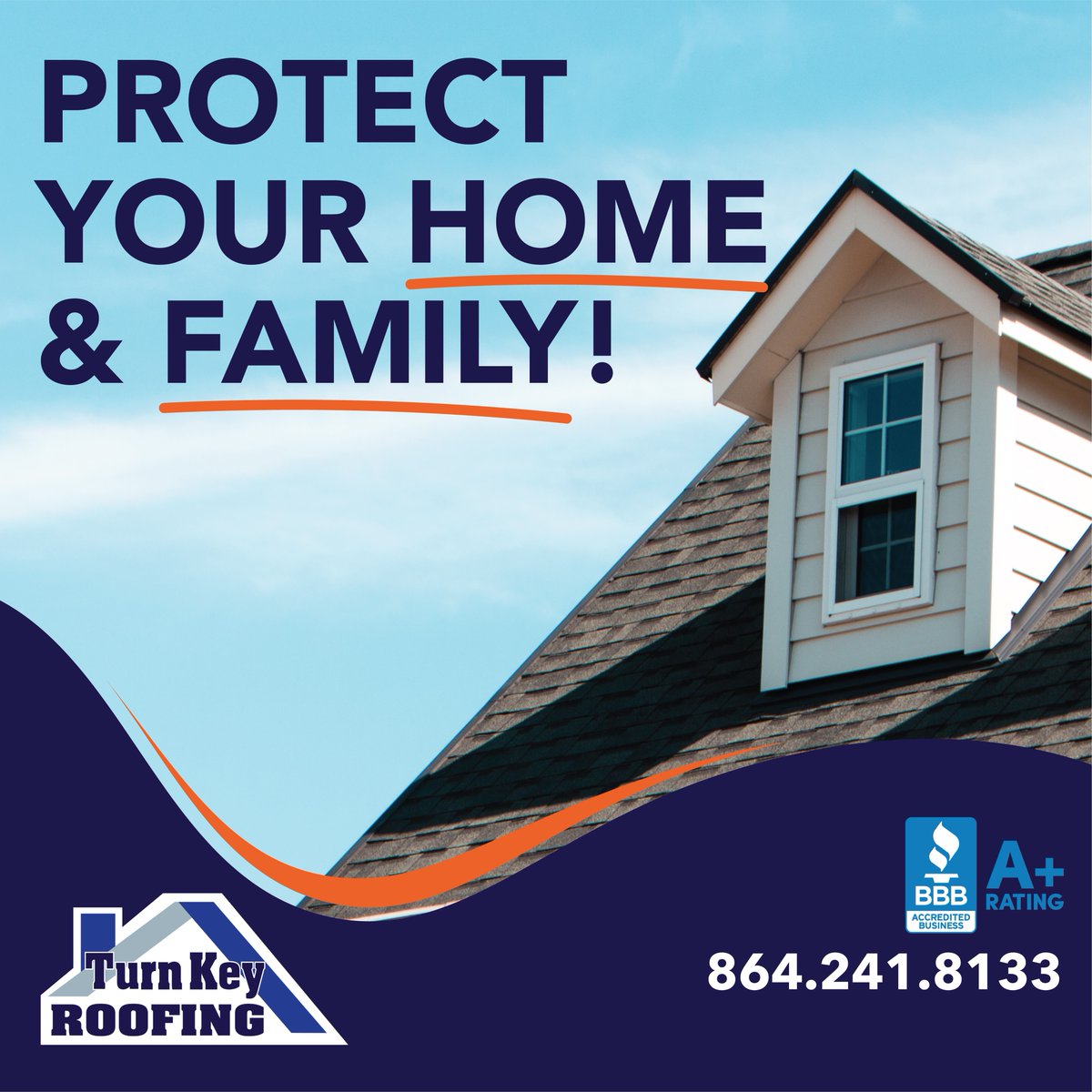 Protect your home and family with a new roof!

TurnKeyRoofing.com | 864.241.8133

#RoofingContractor #Roofing #NewRoof #Andersonismytown #YeahthatGreenville #TurnKeyRoofing #RoofInspection #Home #stormdamage #residential #roofing