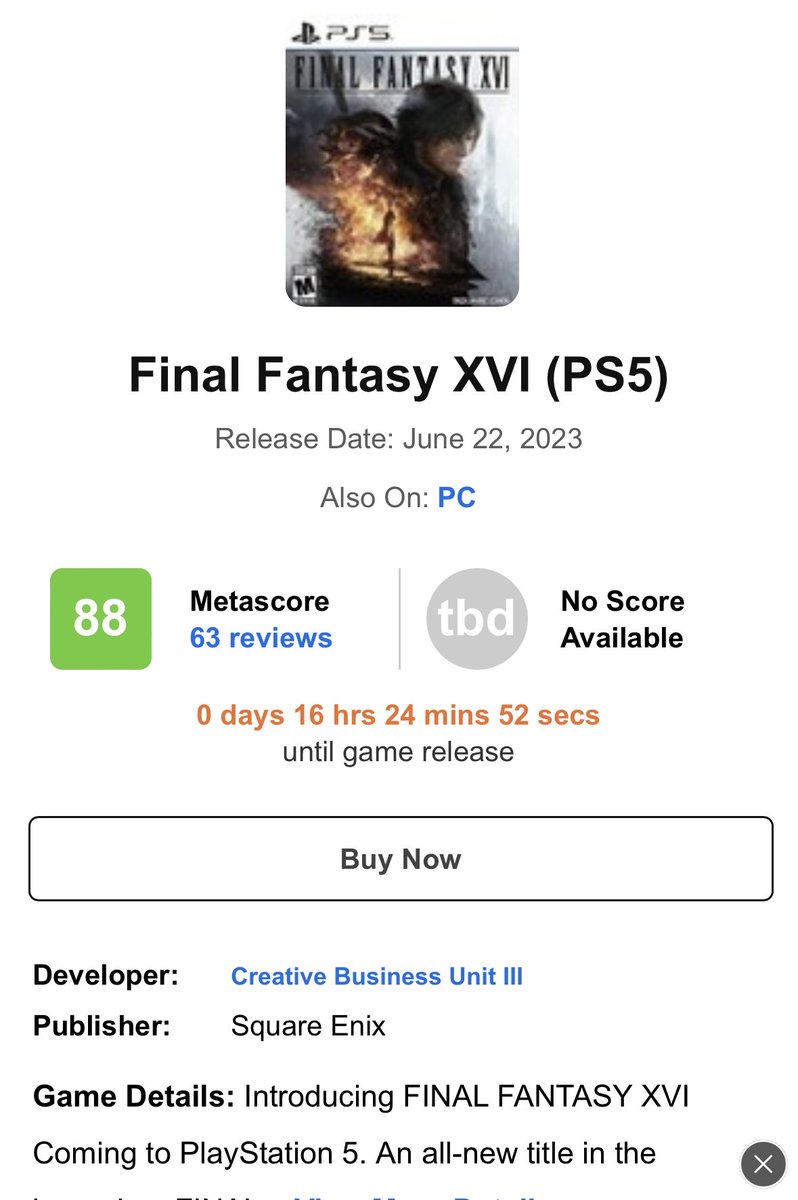 Zuby_Tech on X: Probably won't be posting @metacritic anymore