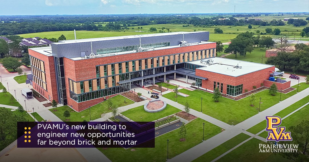 Two years after breaking ground, the sixth addition to #PVAMU’s Roy G. Perry College of Engineering complex is ready to open its doors.

The University plans to hold a grand opening of its new Engineering Classroom and Research Building tomorrow!

📰: pvamu.edu/blog/pvamus-ne…
