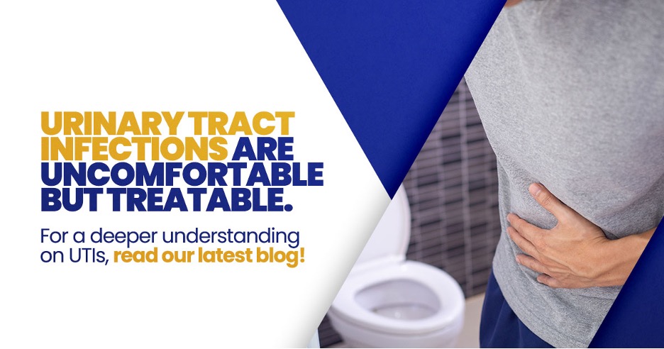Whether you’ve experienced one or know someone who has, urinary tract infections (UTIs) are common and very uncomfortable! Read more about how to beat that UTI in our latest blog @ buff.ly/46qS4OX #UTI #UrinaryIssues #Urology