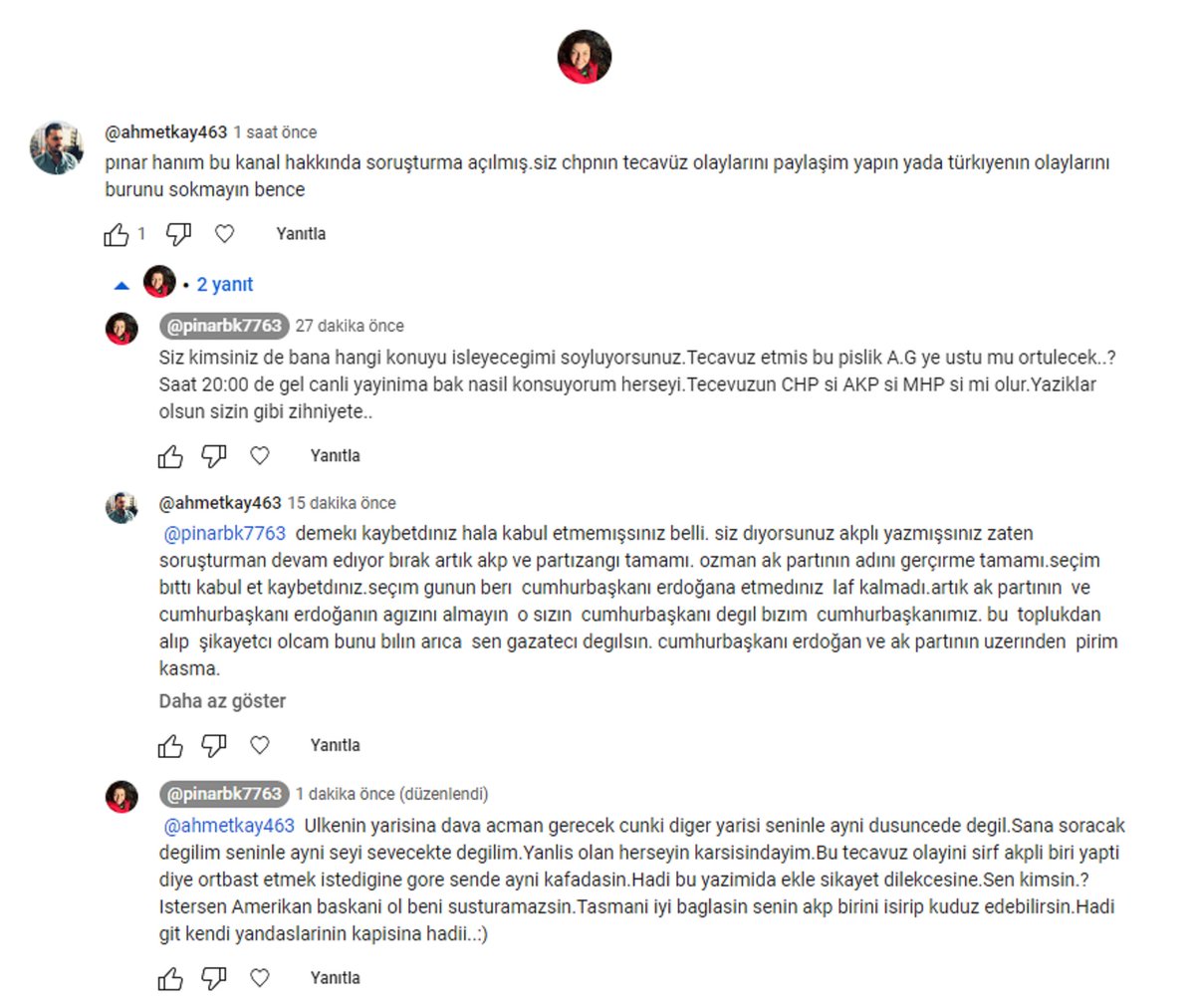 Bu tehditleri ben bir konuyu islerken yine gelip yapmisti bu Ahmet KAYA denen zat.Sozde avukatmis.

Saat 20:00 de gelsinler bakalim izlesinler.Korkup saklaniyormuyum yoksa konusuyormuyum..?
#akp #külliye #adaletnerede #kadınaşiddetehayır #kadınaşiddet #reels #pinarbk #kesfet