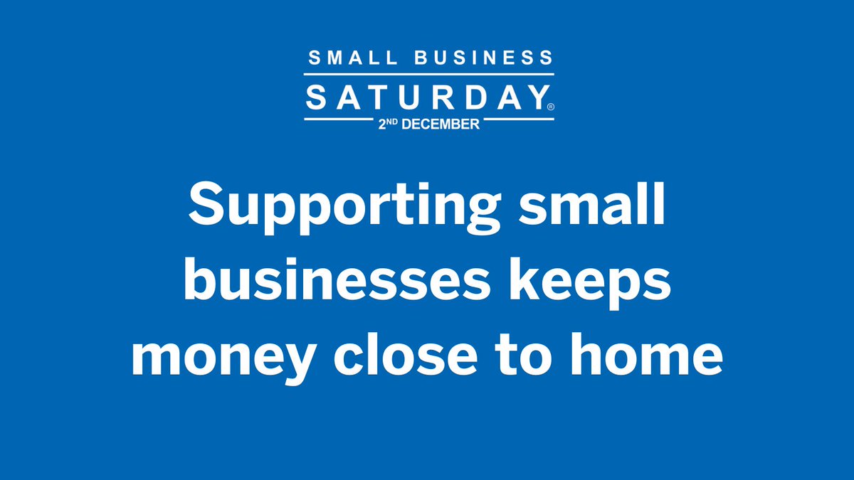 When you shop small, your money stays in the community and supports your local economy.