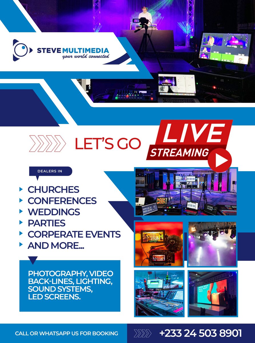 Let’s reach a wider audience by streaming live..