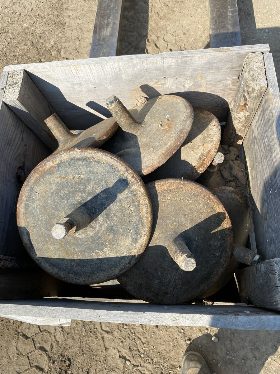 Anyone looking for closing wheels for 30’ J D airseeder?