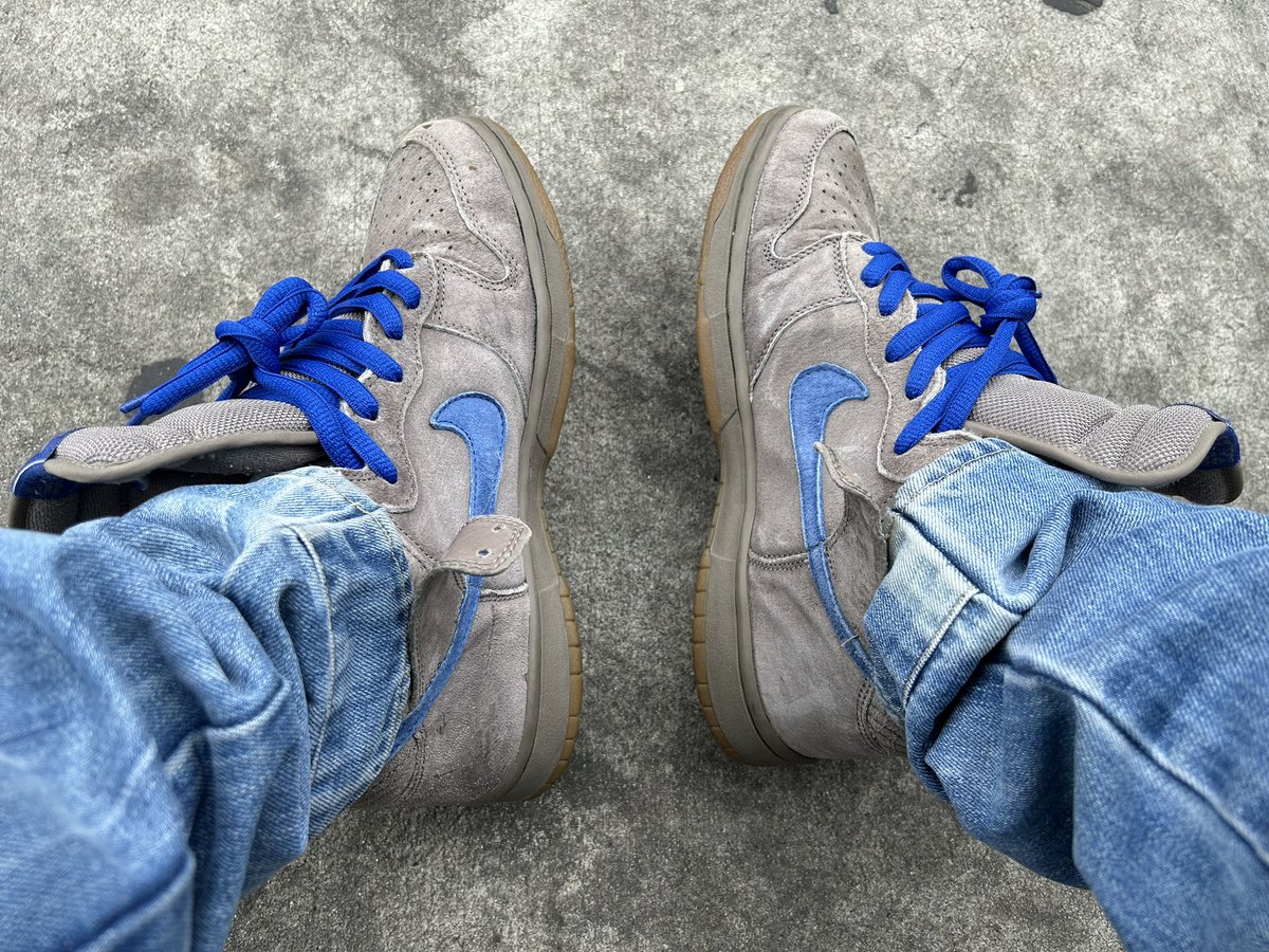 Sn3ak3r_Fr3ak3r's tweet image. #WDYWT Iron SB Highs #NikeSB #SilverBox #Snkrs #SnkrsLivesHeatingUp #AtmosCollectorsClub