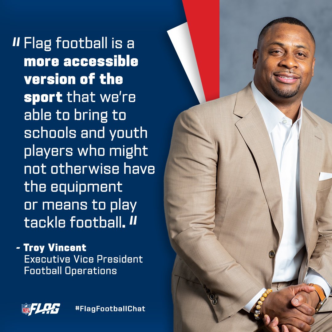 Last week, @TroyVincentSr, @diana_flores33, and @Nausicaadell82 talked about the future of Flag football and the impact it has on those who play the sport. 

#ICYMI
