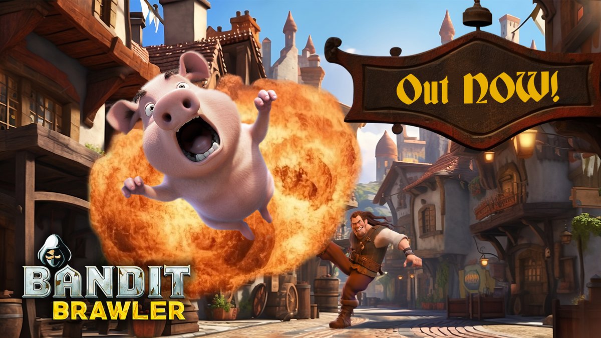 Hey folks! 📷 It's a big day today, as we just released Bandit Brawler! 📷 Robberies, mugging, stealing, picking pockets and wreaking havoc in a crazy medieval world - it all waits for you in Bandit Brawler. 📷 Check the game out here: store.steampowered.com/app/1133040/Ba…