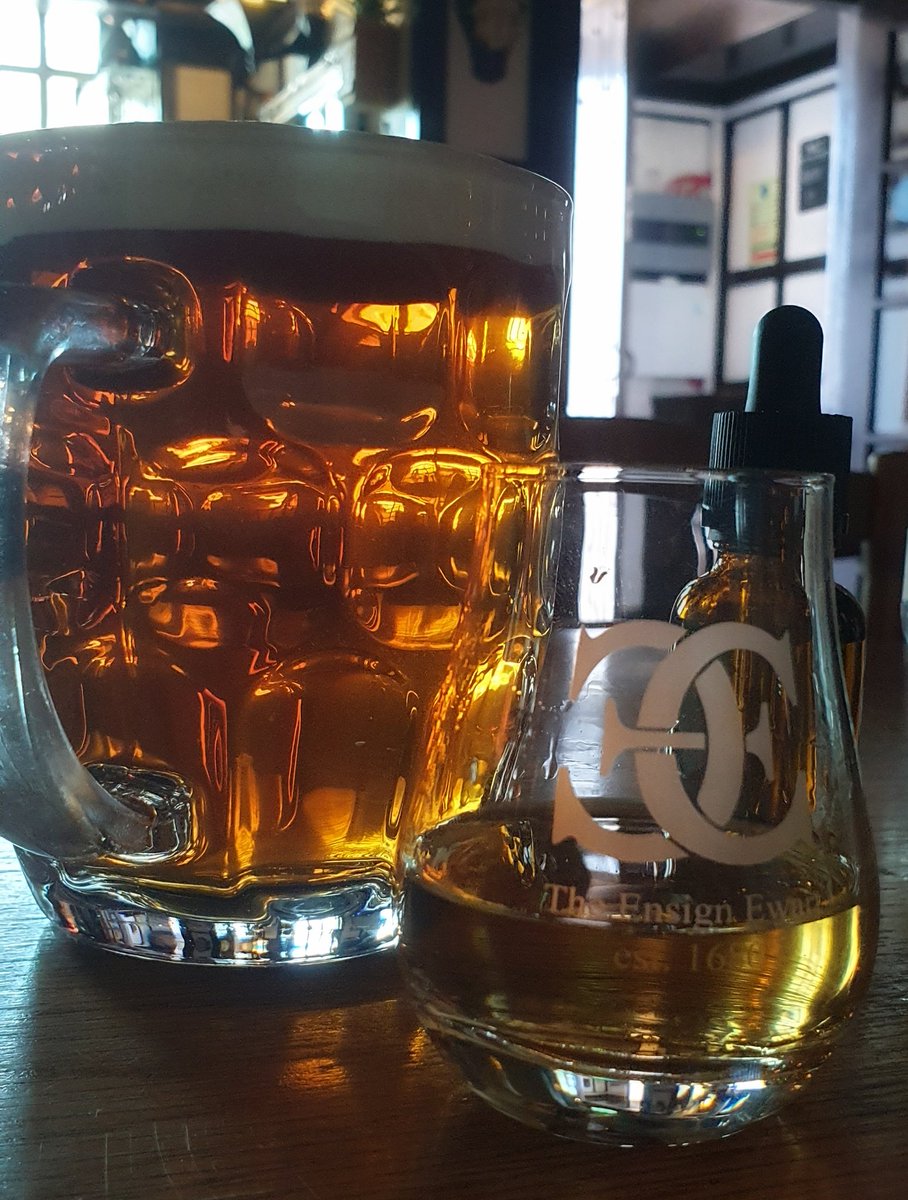 Kilchoman European tour 2023 and a refreshing pint of Ossian  iin the <a href="/ensignewartpub/">Ensign Ewart</a> away from the crowds...heaven.