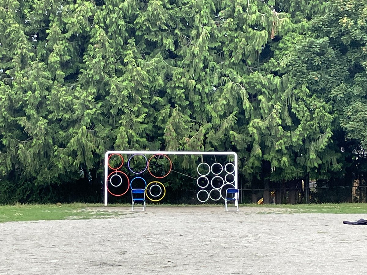 EricLangtonSD42's tweet photo. National Indigenous People’s Day is a full day of celebration, learning, games and dance here @EricLangtonSD42 Setting up for the day! #NationalIndigenousPeoplesDay #learning @SD42ABEDNEWS @sd42news https://t.co/crAiOIALJb