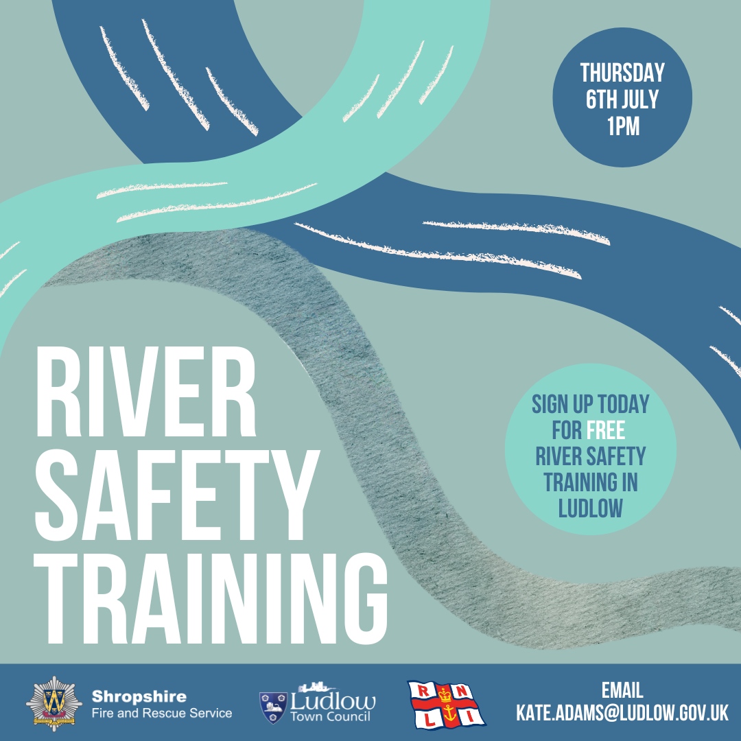 Did you happen to catch our Road and Water Safety officer chatting to <a href="/BBCShropshire/">BBC Shropshire</a>  the other evening about our upcoming <a href="/RNLI/">RNLI</a>  Waterside Responder session being run in partnership with <a href="/LudlowTC/">Ludlow Town Council</a> ?
Listen here - tinyurl.com/4sathnnb
#floattolive #bewateraware