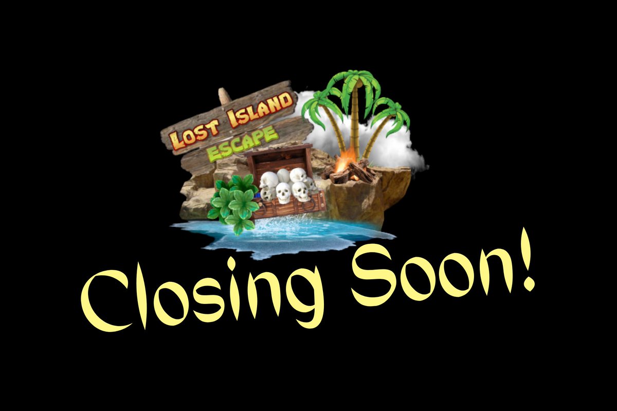 💀🌴💀It's official Adventurers. After 5 years our first truly immersive Lost Island experience is closing. It's sinking and by July it's all gonna be under the ocean...
🧭🗺️⌛️Have you not tried it yet? What you've you been waiting for! Book online before it's too late. #Newbury