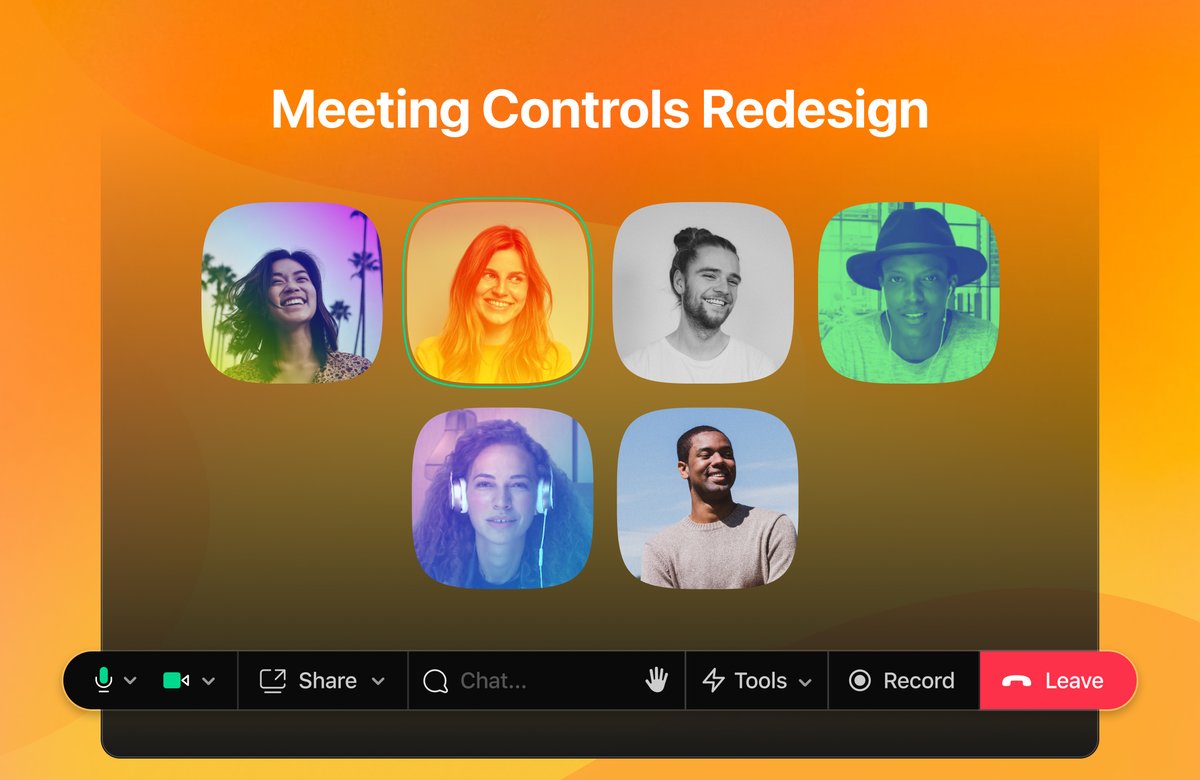 🆕 Our latest update is here!

🔮 Redesigned Meeting Controls
🤖 AI Powered Recording Summaries
🪞 Setup Audio/Video Before a Meeting
🔊 Improved Noise Suppression

Learn more: new.around.co