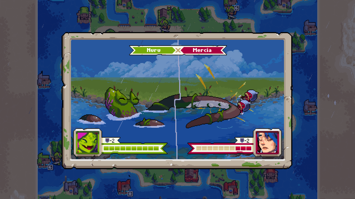 May we introduce you to a kick-ass turn-based adventure this #WishlistWednesday?🔥

(With a demo available on #SteamNextFest👌)

The <a href="/WargrooveGame/">⚔️ Wargroove 2</a> sequel features:
☠️Roguelike mode
🎮Multiplayer up to 4 players
💜Twitch integration
🏴‍☠️New Commanders &amp; Factions
🛡️New groove-system