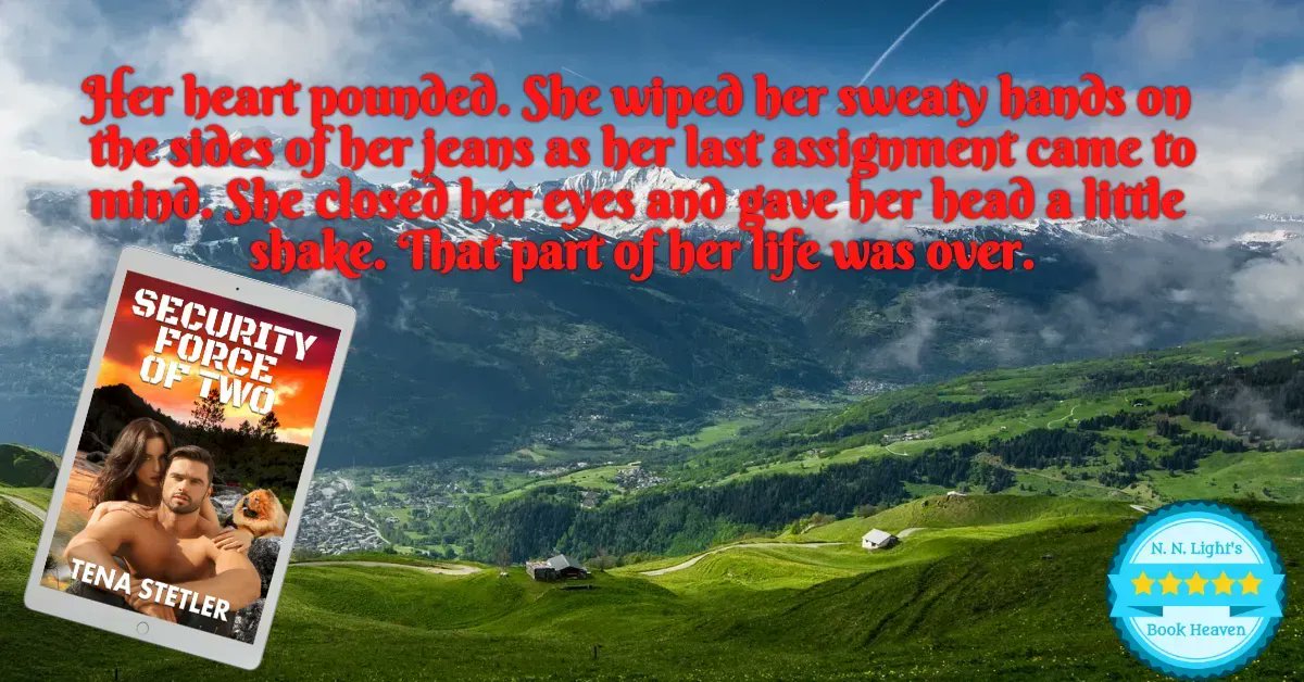 #bookQW Word is 'close' SECURITY FORCE OF TWO-When she drove up the circle driveway, a chill shot up her spine, then a strange feeling came over her, like someone was watching.Join the #adventure #MYSTERY #PNR #readingcommunity #writerslife  #wrpbks  buff.ly/3Pn4MrR