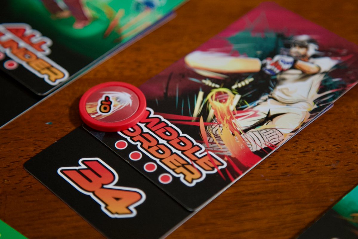 Curious about Ten Wickets? 🤔 I'm running 1-1 play sessions a couple of times a week. Go here: kickstarter.com/projects/distr… and scroll to the events section to find the day and click to book. Costs nothing and you can play the game in your browser. #cricket #boardgames