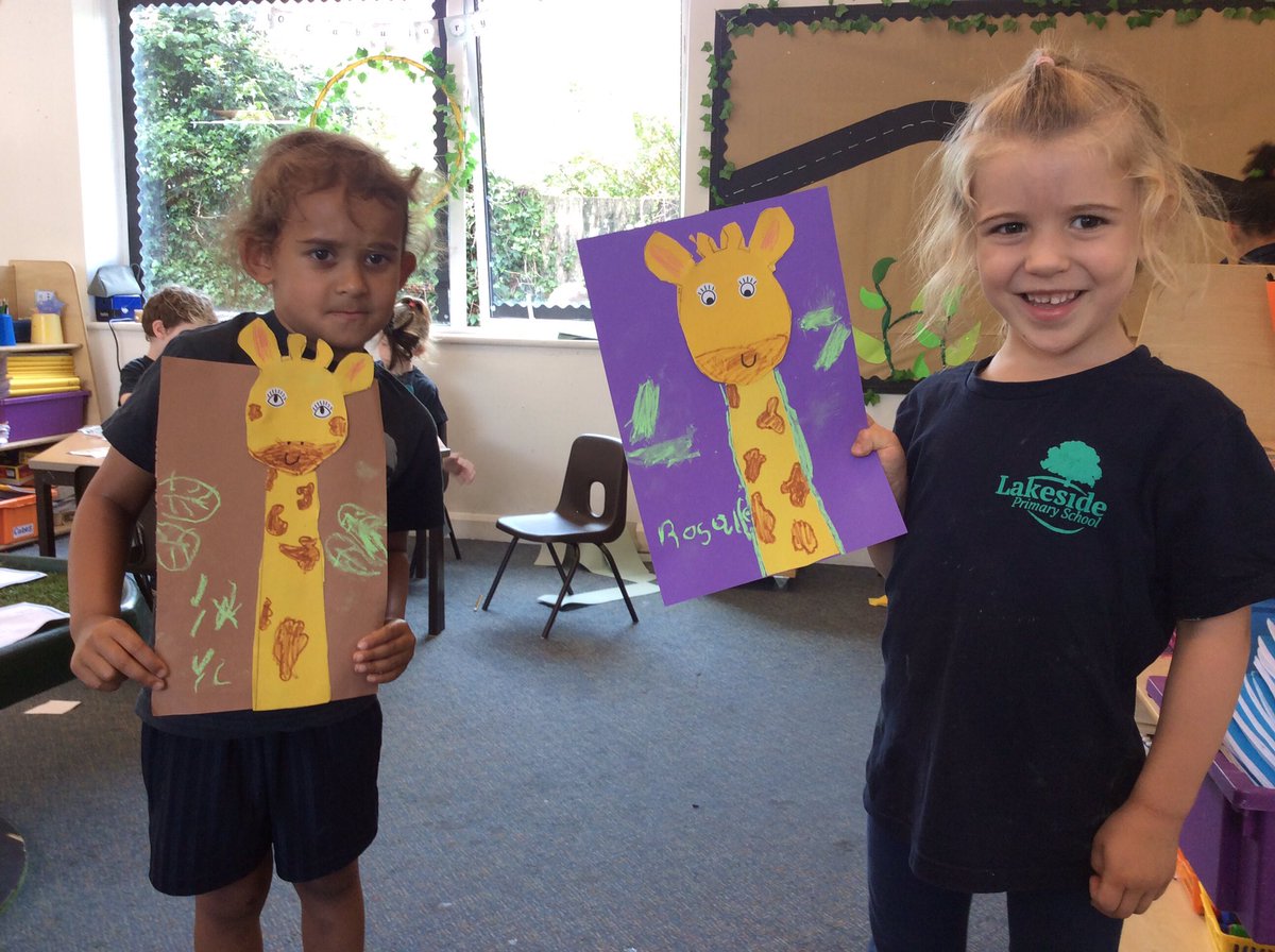 EyfsLakeside's tweet photo. This week In RT we have been reading Handa’s Surprise and learning about Africa. We have had the opportunity to weigh fruits, make giraffes and retell the story. https://t.co/nwHGxGhcNR