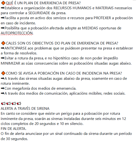 📢🚨
O Xoves 22 e venres 23, entre as 9:00 h e as 14:30 h, realizaranse PROBAS das SIRENAS do Plan de Emerxencia das presas ubicadas en #Galicia.

👀👉A poboación que escoite a sirena non debe realizar ningunha acción especial, pode continuar con normalidade coas súas actividades