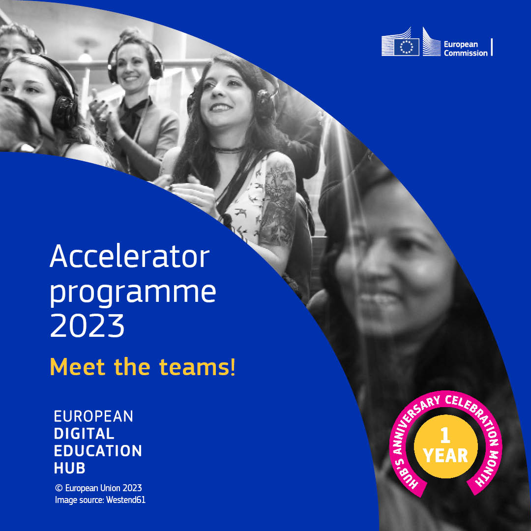 The teams for the #DigitalEducation Accelerator have been selected. ✨

Targeted training and testing will now start, full of #creativity and #innovation! 🎨

Meet this year's teams here europa.eu/!FqbWRB

#CelebrateWithUs
#HubHubHooray