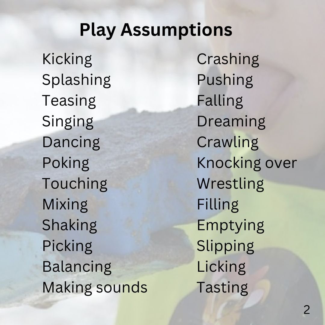 SuzanneAxelsson's tweet photo. What more would you add to the list?
#originallearning #originallearningapproach #play #playassumptions #lekantagande #lek #lekpågår #playmatters #riskfylldlekochundervisning https://t.co/jNBmtTdi05