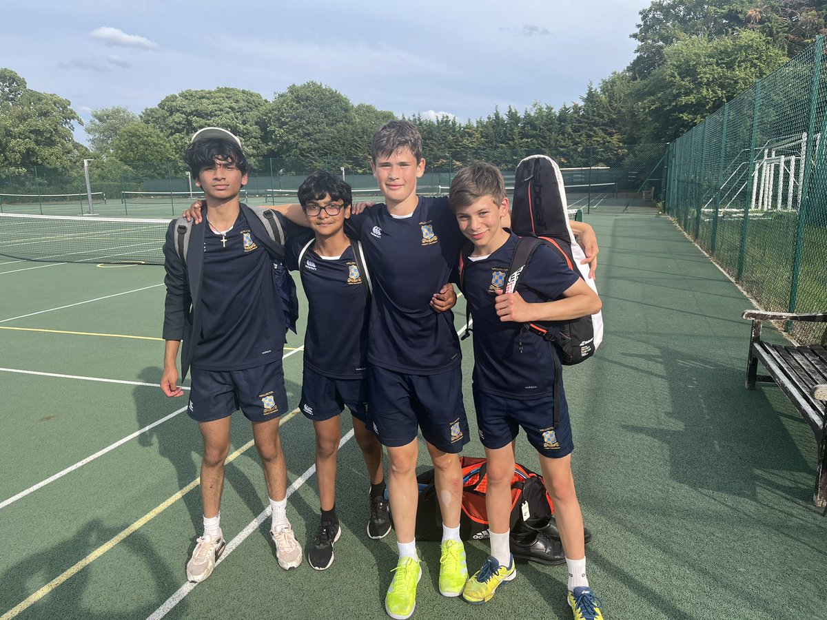 WCGSSport's tweet photo. ๐พ U15 Tennis Result ๐พ
Kingston Grammar 6 - 6 WCGS
WCGS WIN 10-6 in a sudden death tie break. This victory takes the boys through to the semi-finals of the LTA division 2 championship. (The furthest we have ever been) ๐๐๐๐#wcgstennis #performanceunderpressure https://t.co/hnqq1jdPgJ