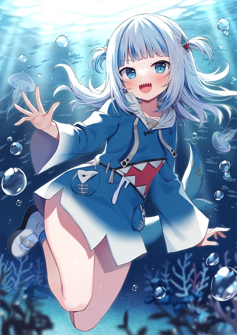 こちらの画集に以前描いたGuraちゃんのイラストを掲載いただきました!どうぞよろしくお願いいたします