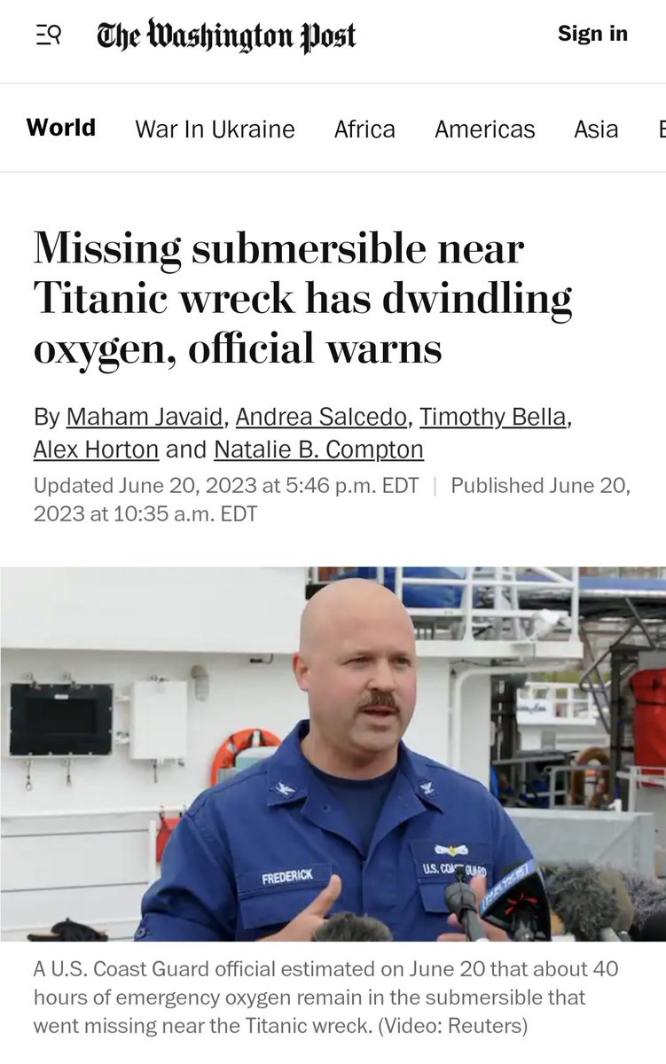 A boatload of immigrants sinks in the Mediterranean and nothing happens.
A submarine full of rich tourists disappears and the entire Western world loses its mind.