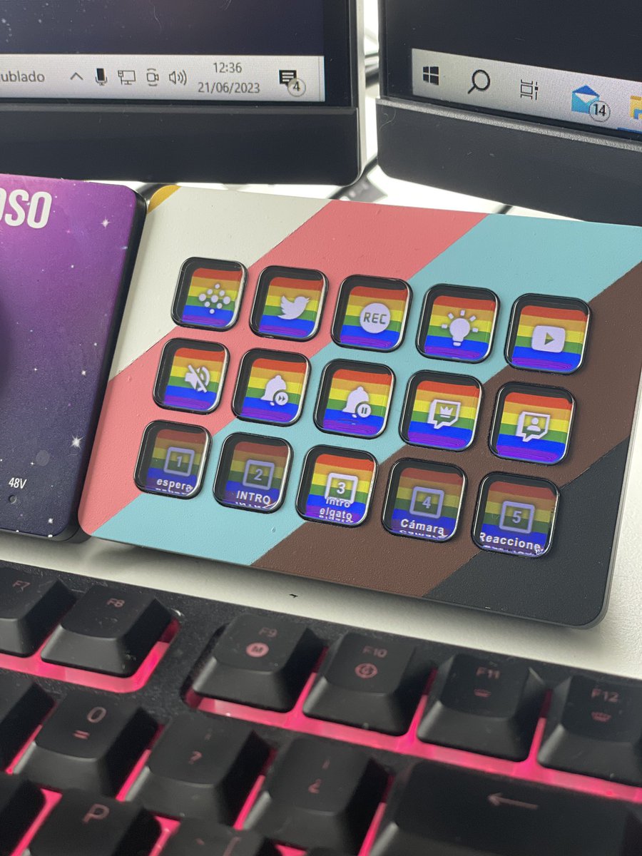 Koala_Rabioso's tweet image. 🏳️‍🌈Sorteo de un Stream Deck con una faceplate exclusiva del artista @SvenKinader 🏳️‍🌈

Pasos para participar:
1️⃣ follow @koalarabioso
2️⃣ RT a este tuit

El sorteo finaliza el día 30/06/2023 y es válido para spain y latam 🫶🏼

🍀 Suerte! 🍀