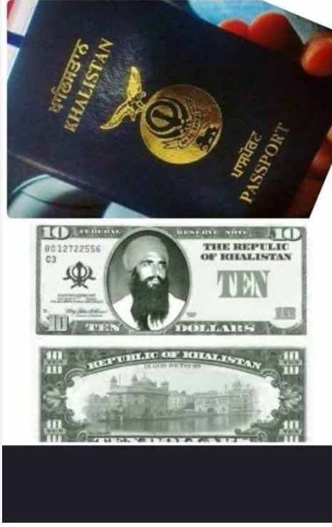 We are ready to give ourselves freedom. 💯

Our Passport, Note & PM is ready to announce a new country. 
👉 “KHALISTAN” 💯 

#khalistan #freedom #standup