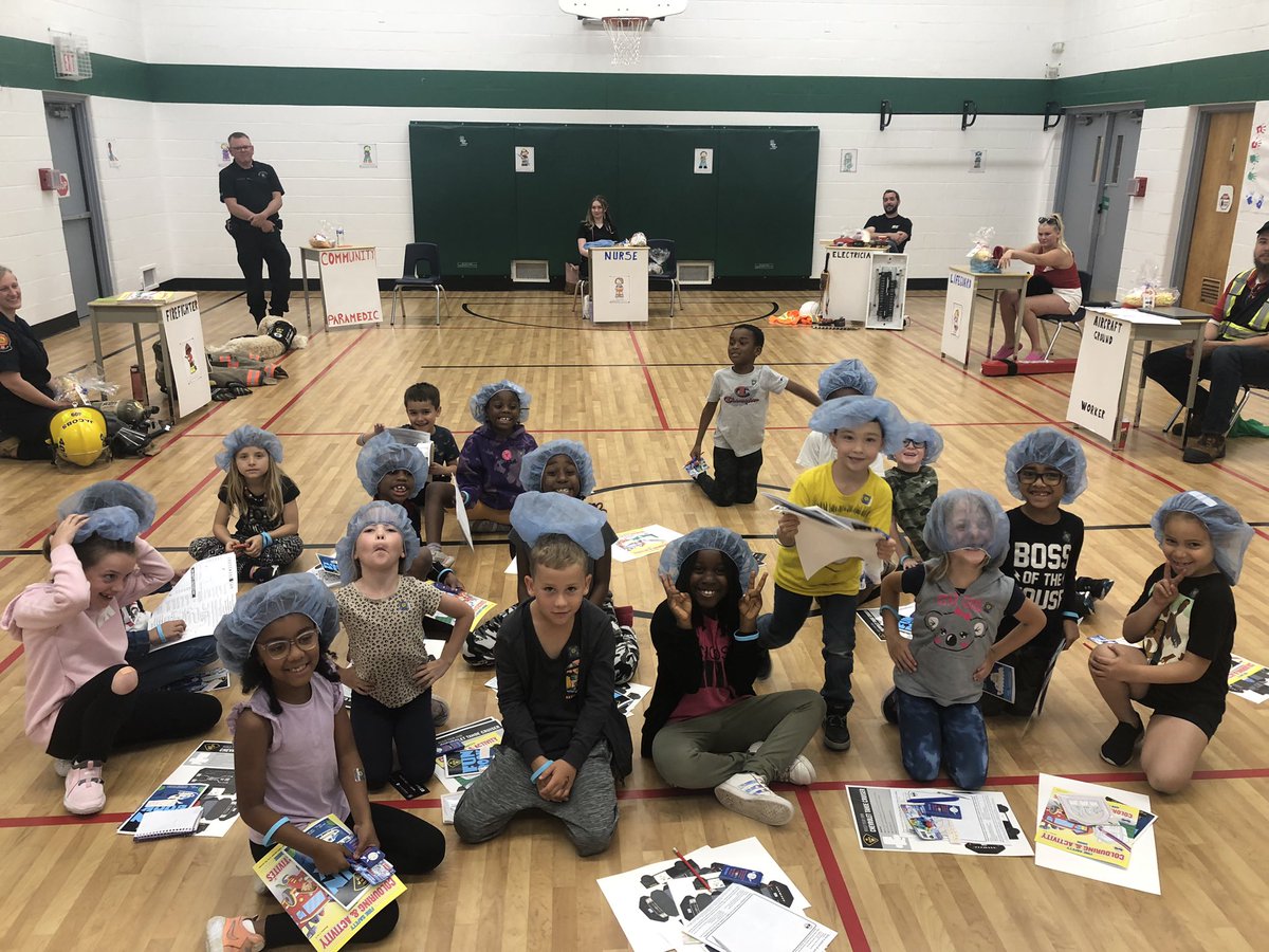 Ss had an excellent time learning about community helpers at our Community Helpers Fair! Thank you to the volunteers, and especially Mrs. C for organizing it. 👮👩🏽‍🚒✈️🐶📙@stpatcatholic
