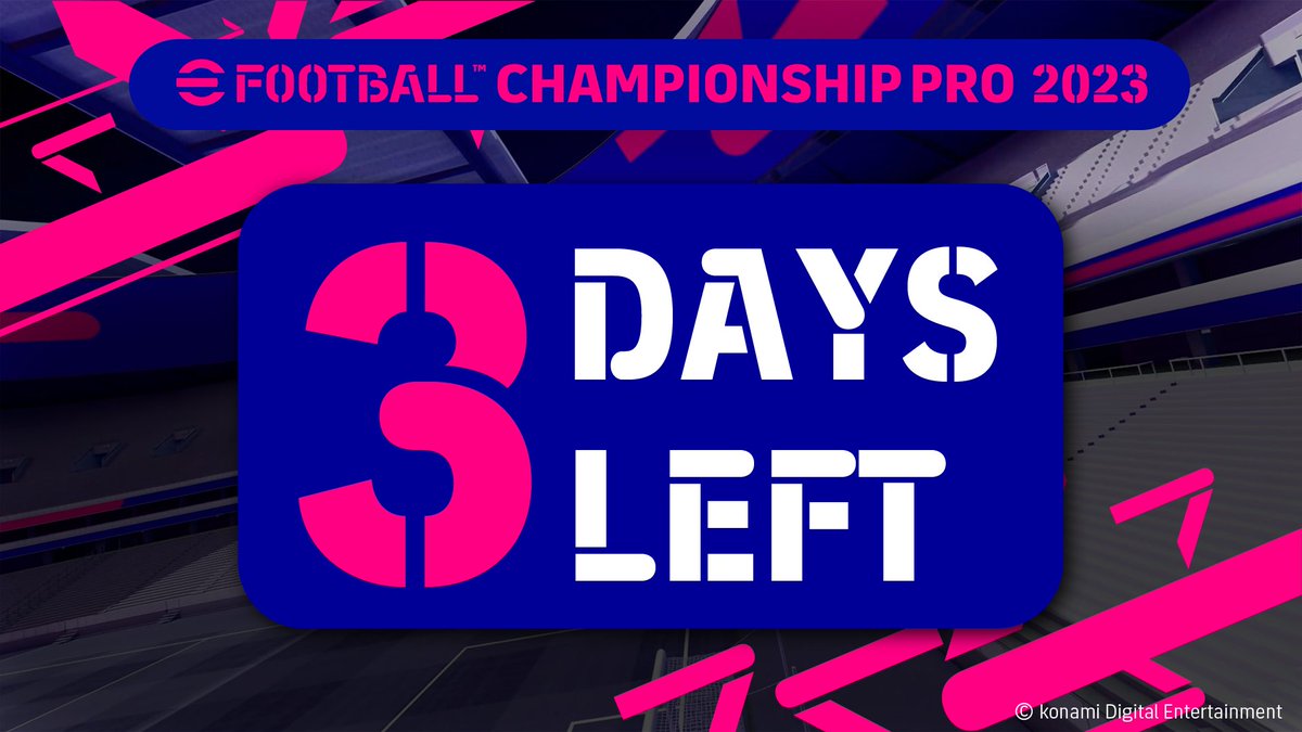 Only 3️⃣ days until the fate of the teams is decided in the thrilling #eFootballChampionshipPro Knockout Stage!

Catch up on the last matchday's action on the #eFootball YouTube ⬇️

youtube.com/live/aseso4-xY…