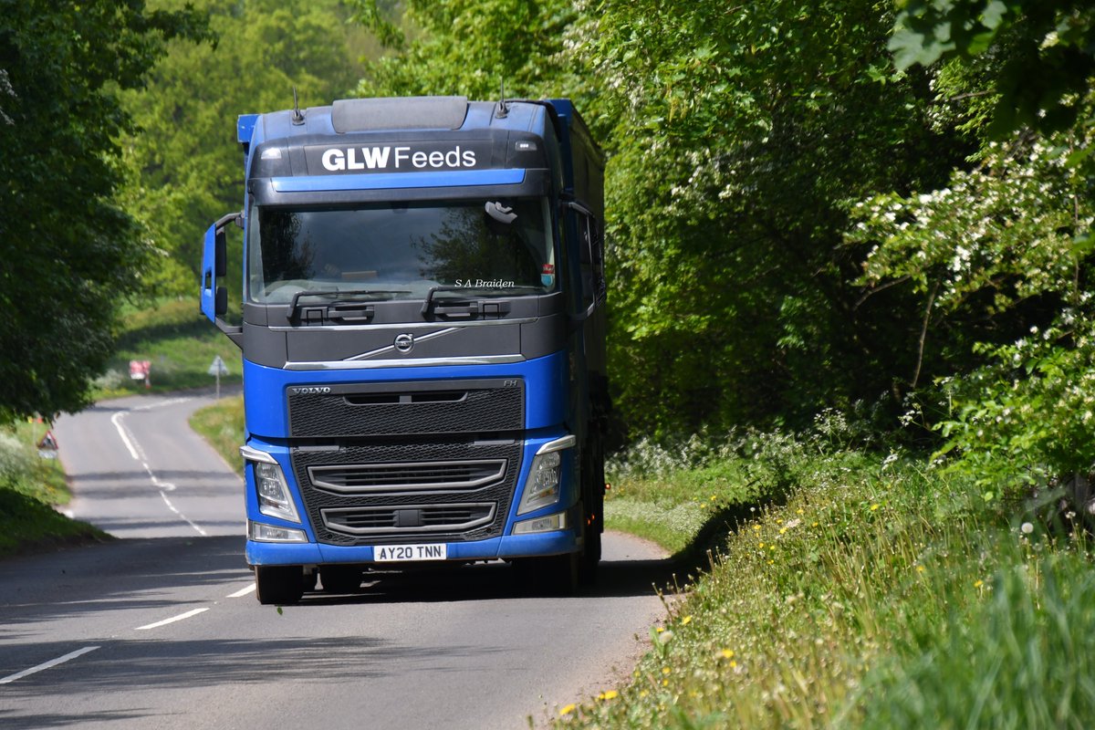 @GLWFEEDS Volvo FH heading through the Staffordshire countryside