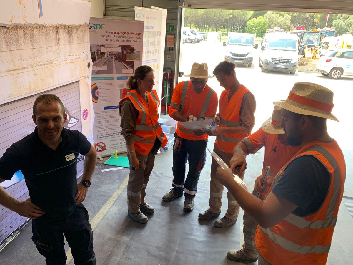 GRDF Sud-Ouest s’engage dans la quinzaine de la prévention des dommages aux ouvrages gaz. De nombreuses actions au sein de nos collectifs, auprès des entreprises de travaux, en salle sur le terrain! #DIEMOM #PREVENTIONDO