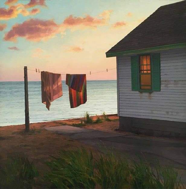 Cabin with Two Towels 
Scott Prior. 
2019