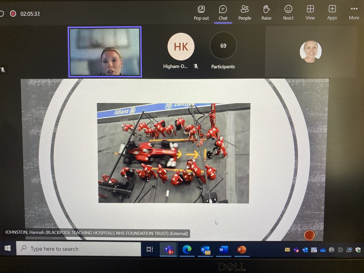 ACP CPD event - Trauma is like a pit stop, every person must know their role and work together for efficient and effective trauma management. Thankyou to Hannah Johnson!