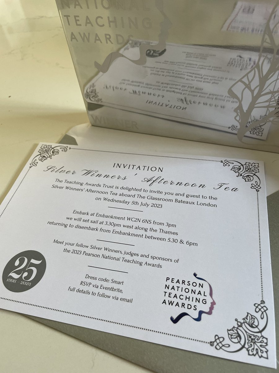 This visit at home today has really helped my recovery. I’m humbled to be a Silver Winner of Secondary HT of the Year. What an absolute honour. It’s my privilege to lead our phenomenal team <a href="/LathomHS/">Lathom High School</a> &amp; I’m truly grateful for their hard work, dedication &amp; support #ThankATeacher