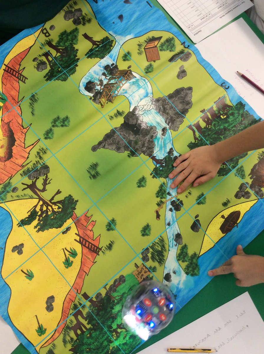 Apple Class have been busy with the beebots this morning!