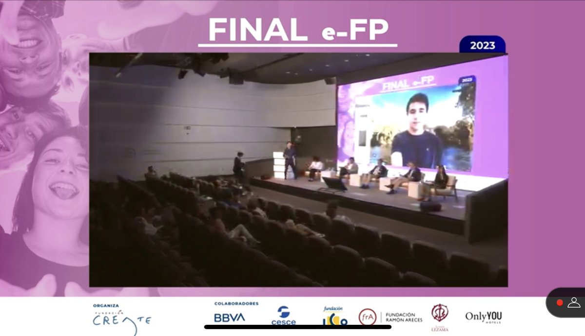 Sergio Gómez de <a href="/NoovaElectra/">Noova_Electra</a> presenta el proyecto de rehabilitación eléctrica sostenible⚡️🌱de las viviendas 🏡 de la España vaciada en la #FinaleFP23. En directo 👉youtube.com/watch?v=RY9M8T…